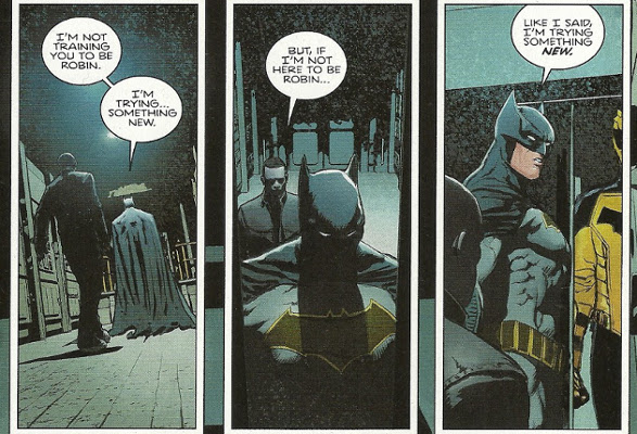 3 panels from Batman: Rebirth #1