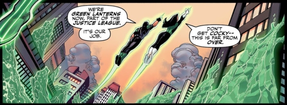 panel from Justice League #1