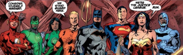 panel detail from Justice League: Rebirth #1
