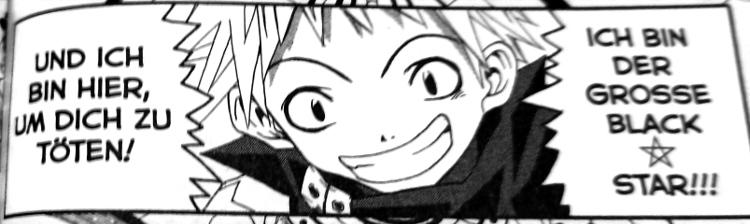 a panel from Soul Eater by Atsushi Ōkubo