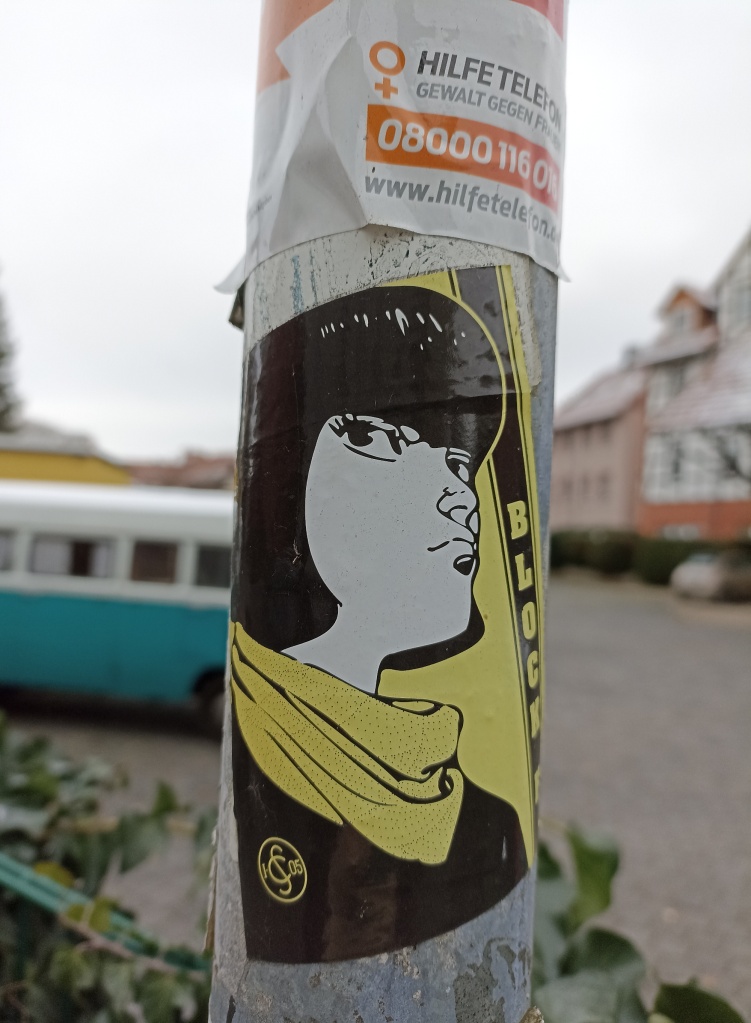 Göttingen football sticker featuring Kei from Akira